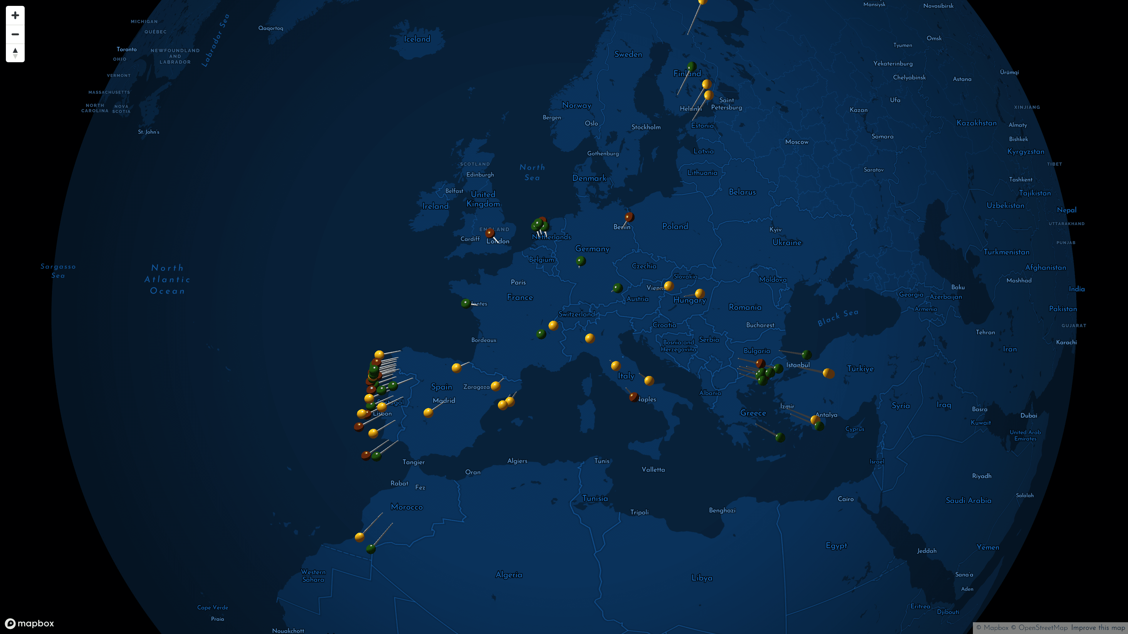 Locations without clustering